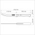Ніж для стейку Tramontina Polywood 13,9 см. артикул 21122/195 Ніж для стейку Tramontina Polywood 13,9 см. артикул 21122/195